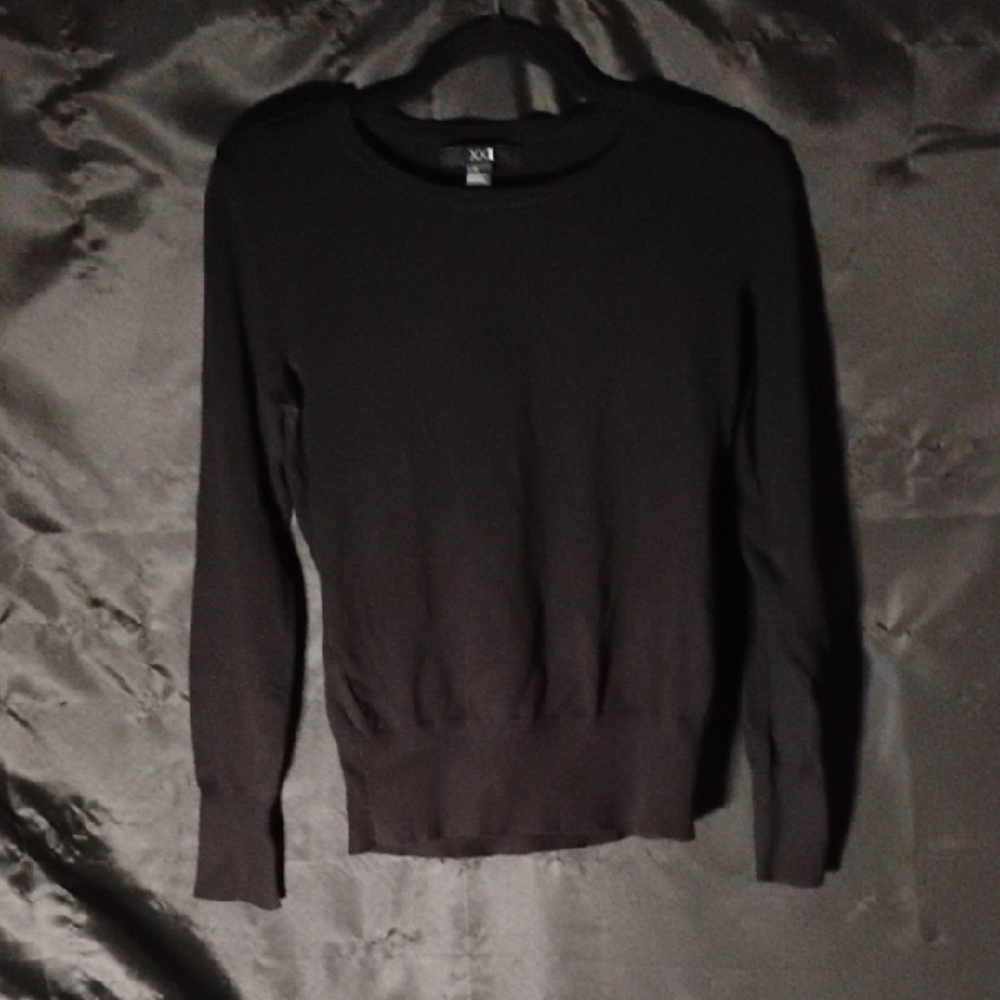 Black Knit Pullover
